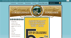 Desktop Screenshot of collegedaletn.gov